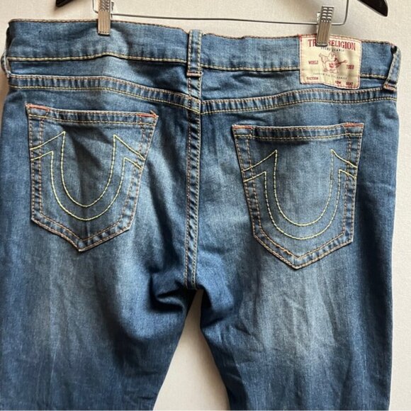 True Religion Billy Relaxed Bootcut Denim Jeans Sz 40 - Picture 6 of 12